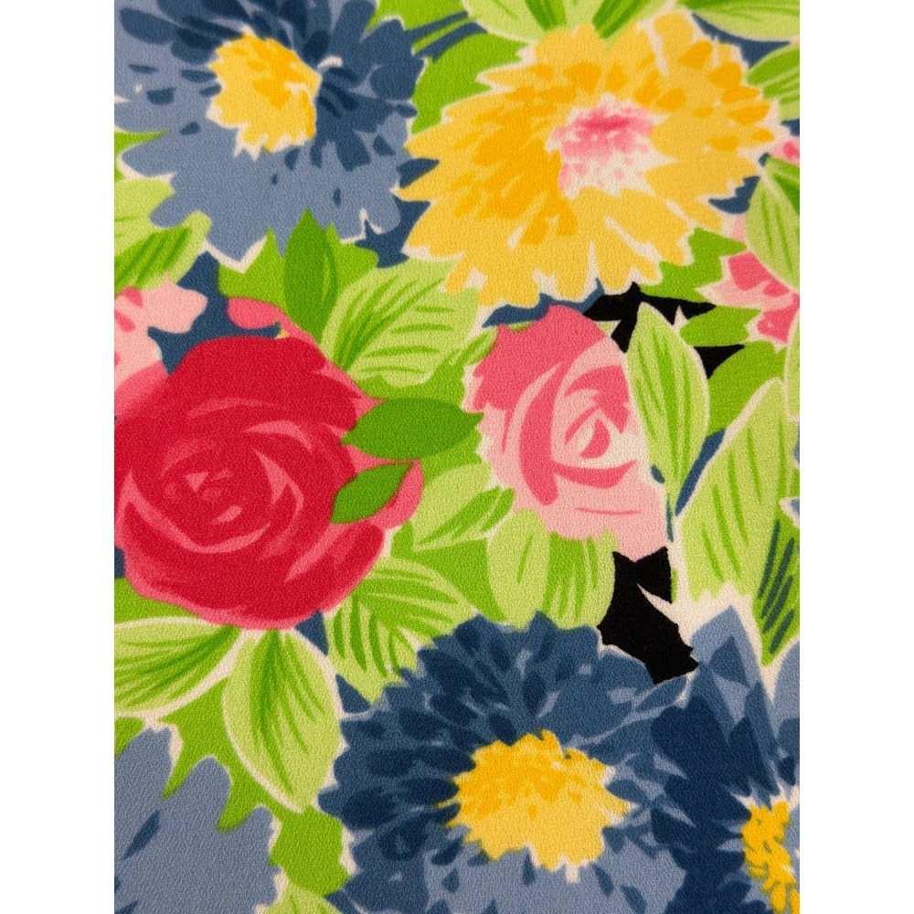 Vtg Pendleton Vibrant Colorful Floral Maxi Skirt Size 12 Garden Cottagecore - Picture 3 of 9